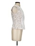 BCBGMAXAZRIA Ivory Sleeveless Blouse Size XXS - photo 4