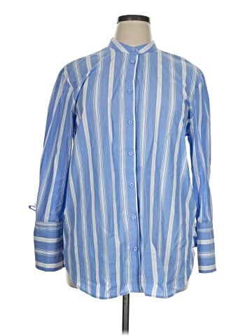 Who What Wear Long Sleeve Button-Down Shirt (view 1)