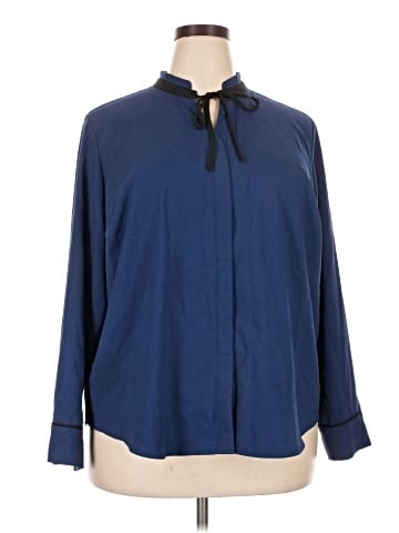 Elizabeth & Clarke Long Sleeve Blouse (view 1)