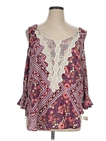 Living Doll 3/4 Sleeve Blouse (view 1)