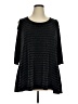 Catherines Black 3/4 Sleeve Top Size 1X - photo 1