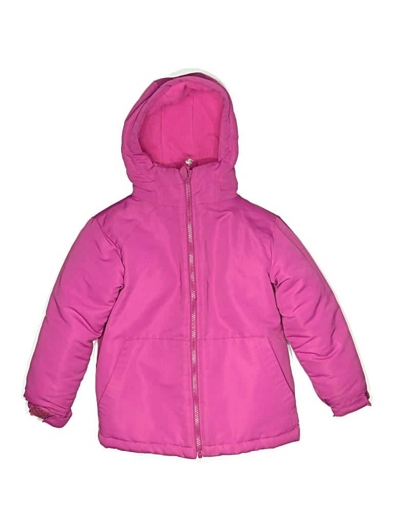 Pre-owned Falls Creek Kids' Snow Jacket In Pink