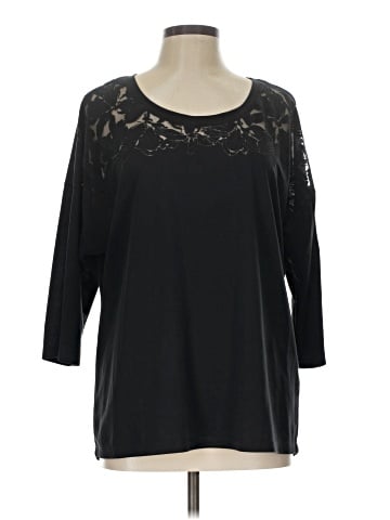 Tribal 3/4 Sleeve Top (view 1)