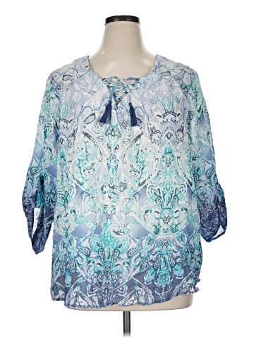 St. John's Bay 3/4 Sleeve Blouse (view 1)