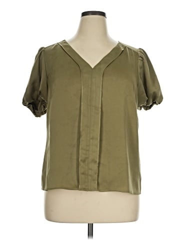 DKNY Short Sleeve Blouse (view 1)