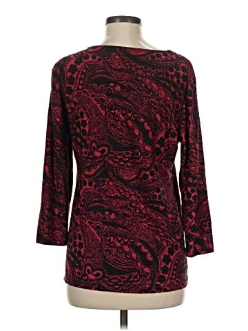 JM Collection 3/4 Sleeve Top (view 2)