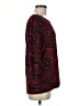 JM Collection Red 3/4 Sleeve Top Size M - photo 4