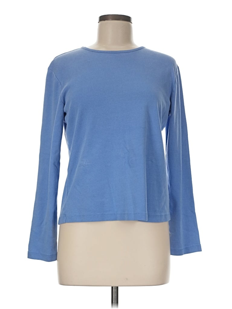 Pre-owned Appleseeds 3/4 Sleeve T-shirt In Blue