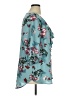 Catherines 100% Polyester Floral Teal 3/4 Sleeve Blouse Size 0X - photo 4