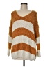 Altar'd State Stripes Orange Pullover Sweater Size Med - Lg - photo 1