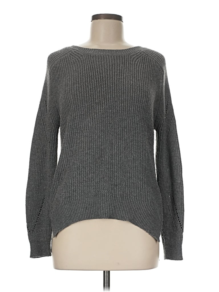 Pre-owned Monteau Pullover Sweater In Gray