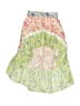 LoveShackFancy 100% Cotton Floral Green Skirt Size 2 - 3 - photo 1