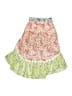LoveShackFancy 100% Cotton Floral Green Skirt Size 2 - 3 - photo 2