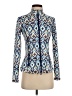 J. McLaughlin Print Blue Jacket Size XS - photo 1
