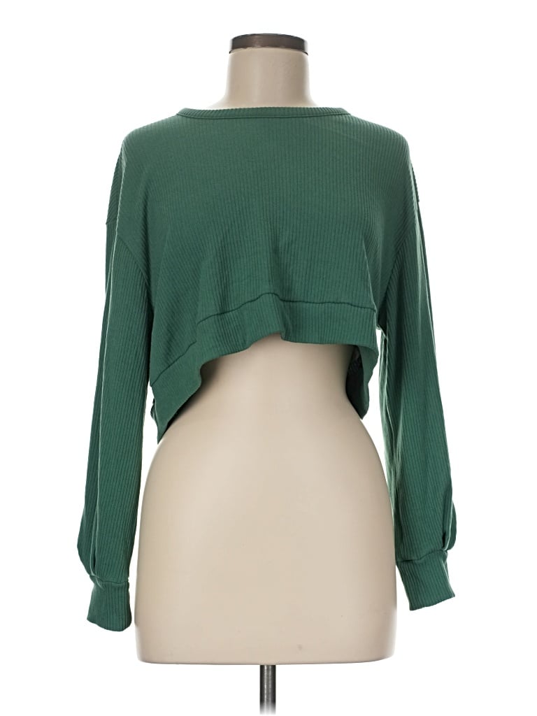 Pre-owned Isabel Long Sleeve T-shirt In Green