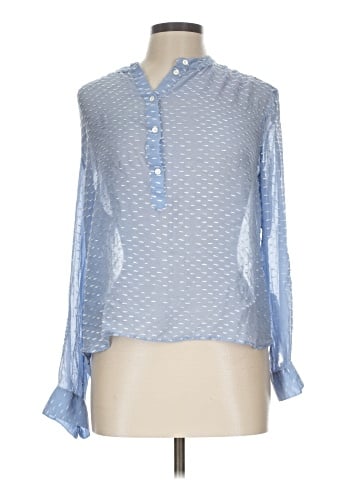 J.Crew Long Sleeve Silk Top (view 1)