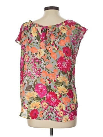 LC Lauren Conrad Short Sleeve Blouse (view 2)