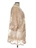 Altar'd State 100% Polyester Tan Kimono Size L - photo 4