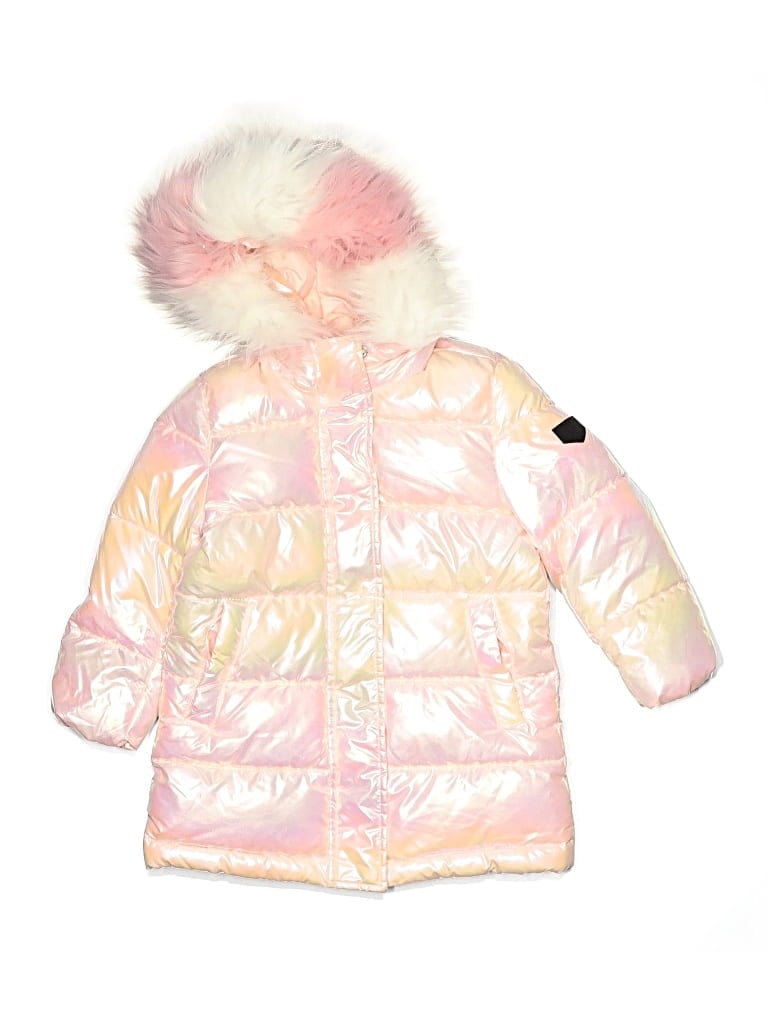 Pre-owned Sam Edelman Kids' Snow Jacket In Pink