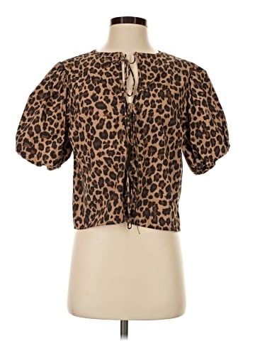 Abercrombie & Fitch Short Sleeve Blouse (view 1)