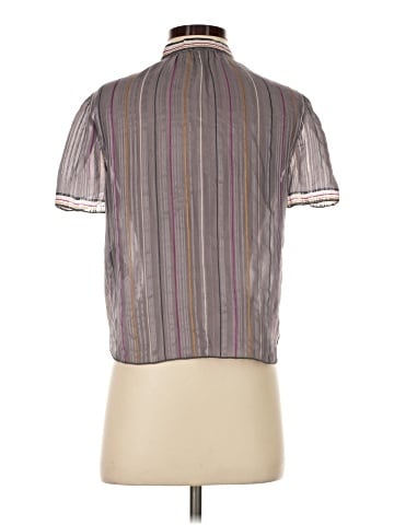 Rag & Bone Short Sleeve Silk Top (view 2)