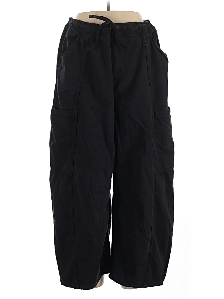 Pre-owned Gap Cargo Pants In Black