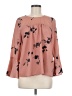 Joie 100% Polyester Pink Long Sleeve Blouse Size M - photo 1