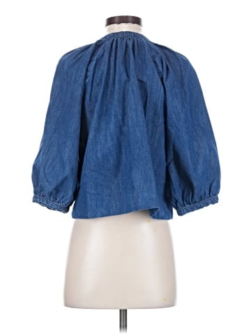 H&M 3/4 Sleeve Button-Down Shirt (view 2)