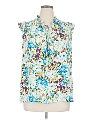 Counterparts Sleeveless Blouse (view 1)