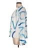 Calvin Klein 100% Polyester Blue 3/4 Sleeve Blouse Size L - photo 5