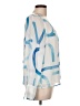Calvin Klein 100% Polyester Blue 3/4 Sleeve Blouse Size L - photo 4