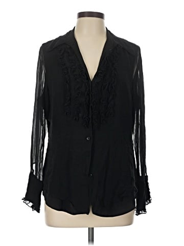 Coldwater Creek Long Sleeve Silk Top (view 1)