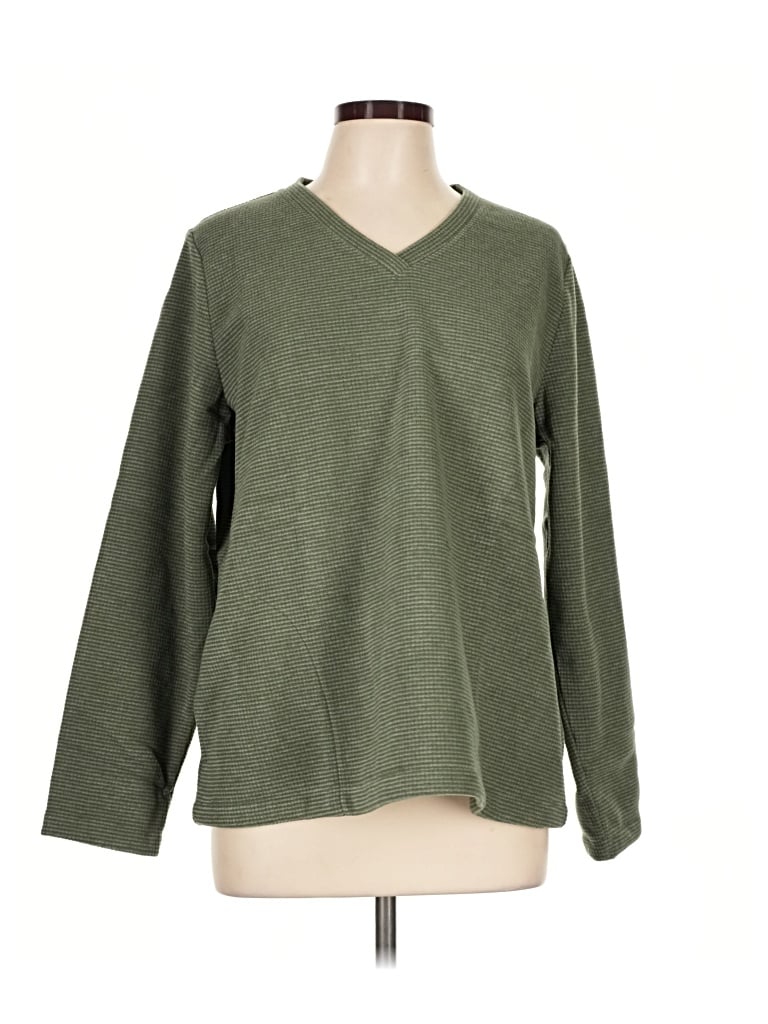 Pre-owned D&co. Pullover Sweater In Green