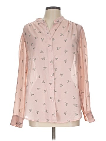 Faded Glory Long Sleeve Blouse (view 1)