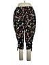 Lane Bryant Floral Black Casual Pants Size 14 - 16 Plus - photo 1