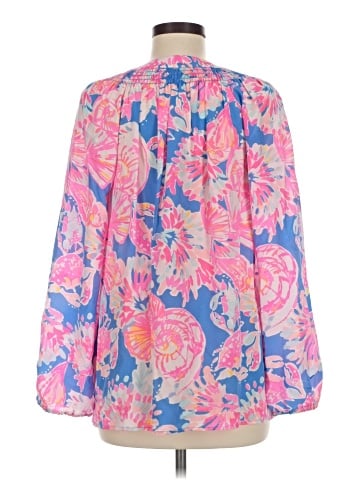 Lilly Pulitzer Long Sleeve Silk Top (view 2)