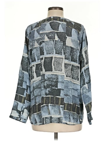 Nic + Zoe Long Sleeve Silk Top (view 2)