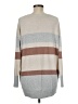 Ann Taylor LOFT Stripes Tan Gray Pullover Sweater Size M - photo 2