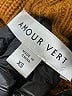 Amour Vert 100% Wool Brown Wool Pullover Sweater Size XS - photo 6