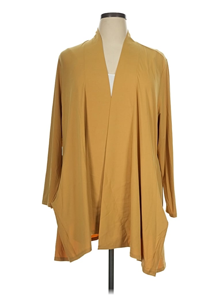 Pre-owned Wynne Layers Kimono In Gold