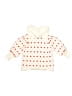 Janie and Jack Hearts Ivory Pullover Sweater Size 6-12 mo - photo 1