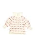 Janie and Jack Hearts Ivory Pullover Sweater Size 6-12 mo - photo 2