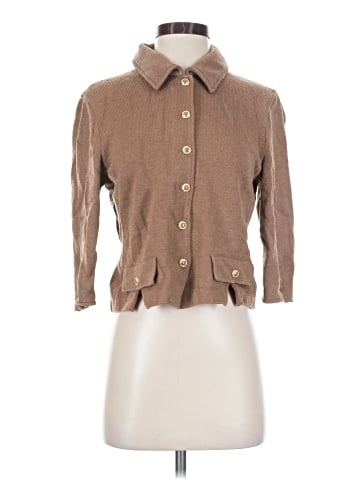St. John Collection by Marie Gray 3/4 Sleeve Button-Down Shirt (view 1)