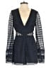 Keepsake 100% Polyester Hearts Blue Romper Size S - photo 1