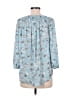 Daniel Rainn 100% Polyester Blue 3/4 Sleeve Blouse Size M - photo 2