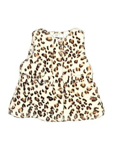 Little Me Faux Fur Vest (view 1)