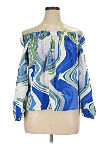 Peter Som Long Sleeve Blouse (view 1)