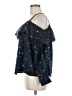 Floreat Stars Blue Sleeveless Blouse Size Med Petite - photo 5