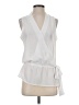 MICHAEL Michael Kors 100% Polyester White Sleeveless Blouse Size S - photo 1