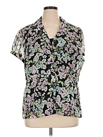 Sag Harbor Short Sleeve Blouse (view 1)